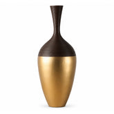 Hectarul - Vaza aurie si maro din polirasina 68 cm Imitate Wood Yazhi