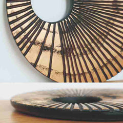 Decoratiune de perete maro din polirasina 58.5 cm Yazhi