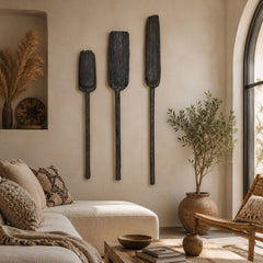 Decoratiune de perete maro din polirasina 108 cm Yazhi