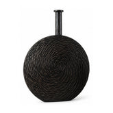 Hectarul - Vaza maro din polirasina 51.5 cm Spiral Yazhi