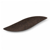 Hectarul - Platou decorativ maro din polirasina 63 cm Spiral Yazhi
