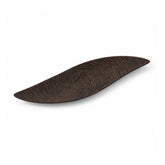 Hectarul - Platou decorativ maro din polirasina 45 cm Spiral Yazhi
