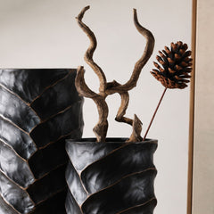 Vaza maro din polirasina 51.5 cm Rough Wood Yazhi