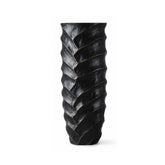 Hectarul - Vaza maro din polirasina 51.5 cm Rough Wood Yazhi