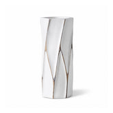 Hectarul - Vaza alba din polirasina 30 cm Rough Wood Yazhi