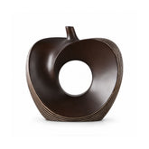 Hectarul - Decoratiune mar argintiu/maro din polirasina 22 cm Yazhi