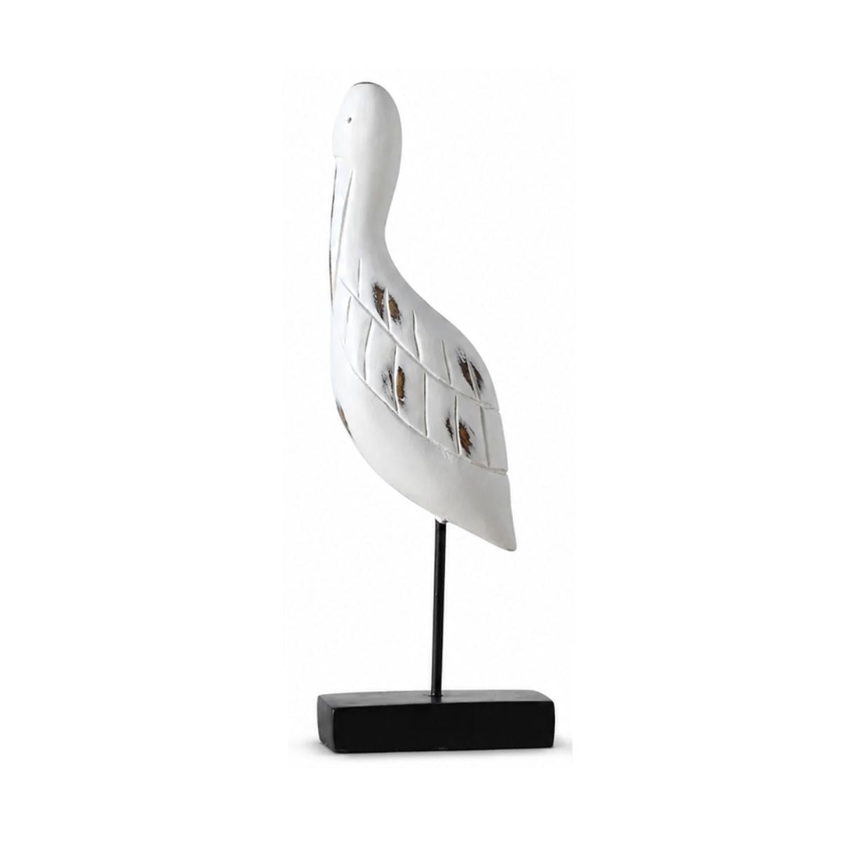 Decoratiune barza alba din polirasina 41 cm Yazhi, 1, hectarul.ro