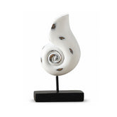 Hectarul - Decoratiune cochilie de melc alba din polirasina 26 cm Yazhi