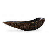 Hectarul - Platou de servire negru din polirasina 41.5 cm Annual Ring Yazhi