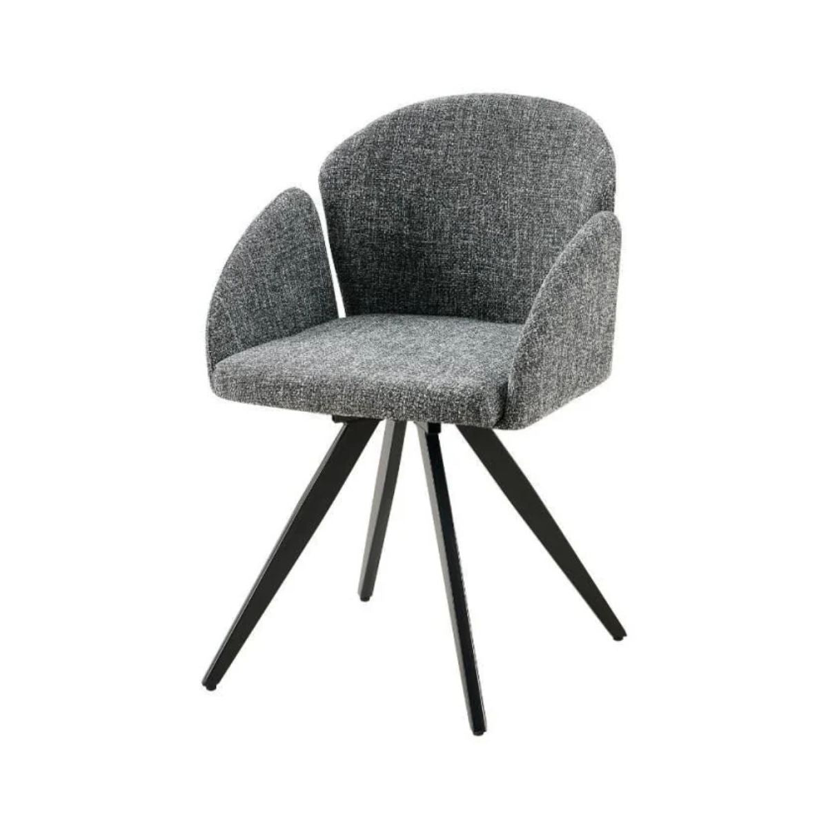 Pachet 3+1 Scaun dining rotativ gri heather Noran DC-53, 1, hectarul.ro