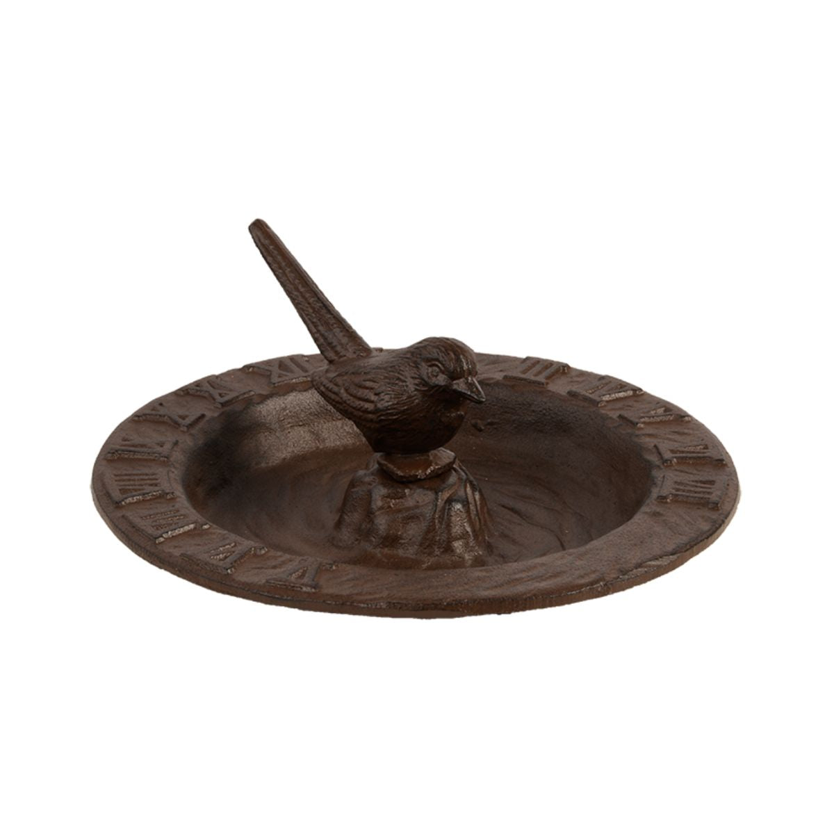 Adapatoare pentru pasari ruginiu din otel turnat Sun Dial Esschert Design, 1, hectarul.ro