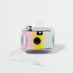Aparat foto retro cu film, rezistent la apa, 12x4x9 cm Sunnylife Ombre