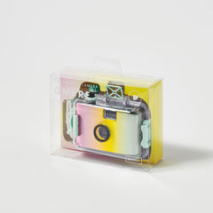 Aparat foto retro cu film, rezistent la apa, 12x4x9 cm Sunnylife Ombre