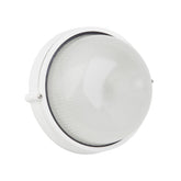 Hectarul - Aplica alba din sticla Silvester Brilliant