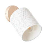 Hectarul - Aplica alba din textil Galance Brilliant