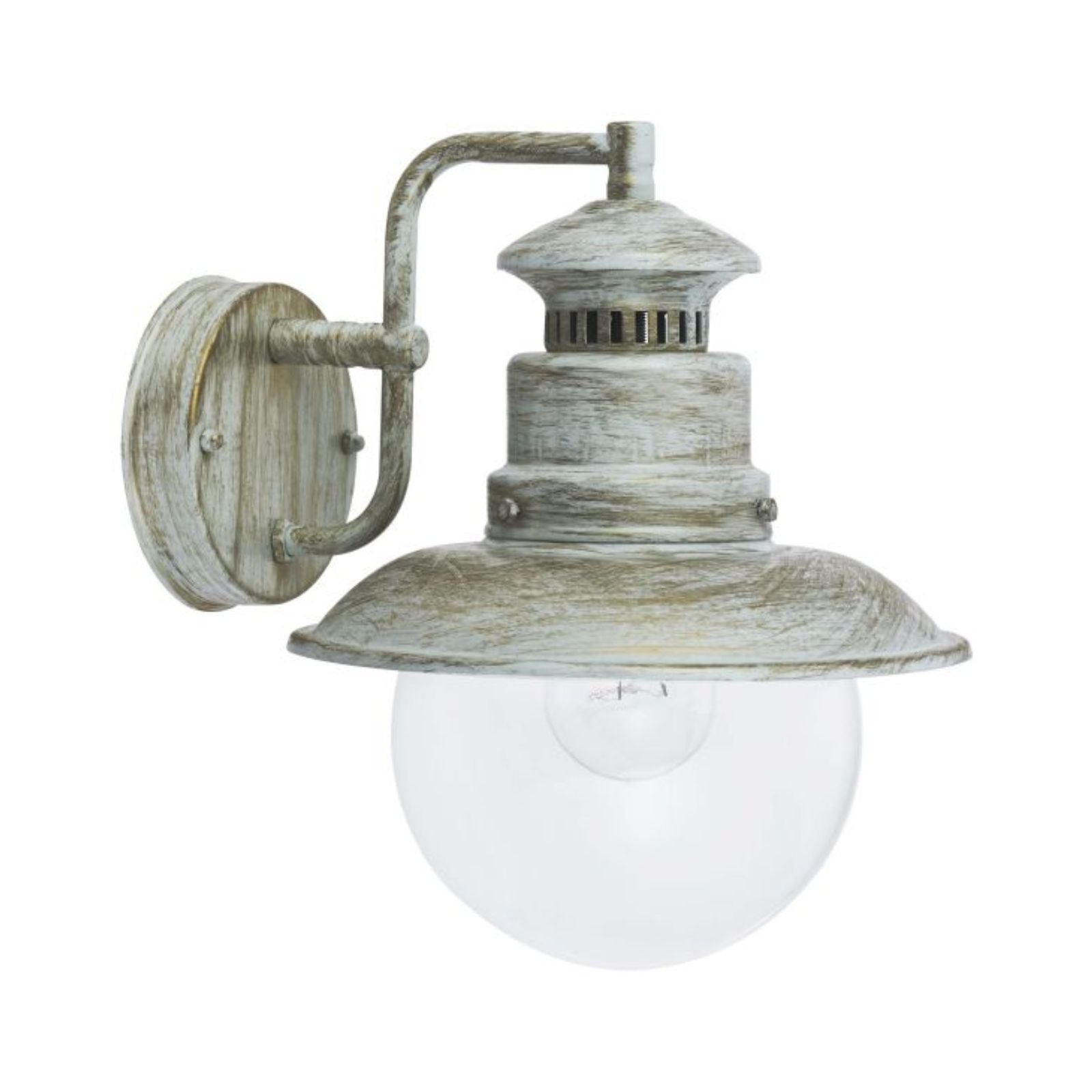 Aplica alb/auriu din metal si sticla Artu Brilliant, 1, hectarul.ro