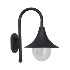 Aplica neagra din aluminiu si plastic Berna Brilliant