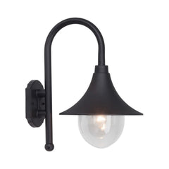 Aplica neagra din aluminiu si plastic Berna Brilliant