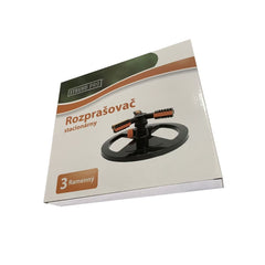 Aspersor rotativ stationar Strend Pro, cu 3 brate, plastic