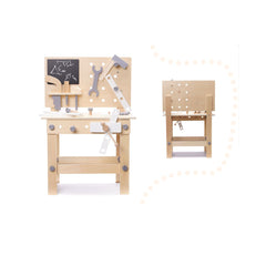 Atelier cu instrumente de lemn pentru copii, 67 cm