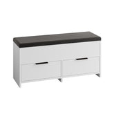 Hectarul - Bancheta alba din PAL melaminat 106 cm Cove Decortie