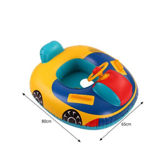 Barca gonflabila cu volan pentru copii