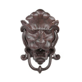 Hectarul - Batator usa ruginiu din otel turnat, design cap de leu, Esschert Design