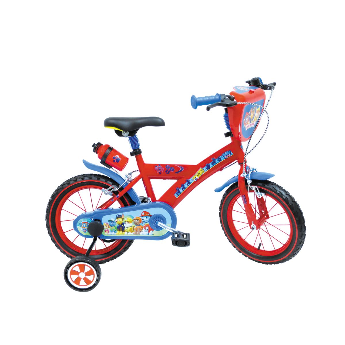 Bicicleta pentru copii cu roti ajutatoare 14'' PAW PATROL, 1, hectarul.ro