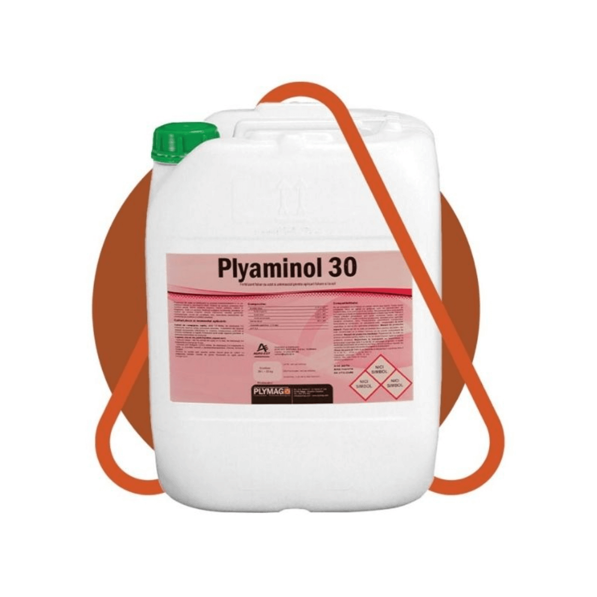 Biostimulator cu aminoacizi liberi 30% Plyaminol 30, 20 L, 1, hectarul.ro