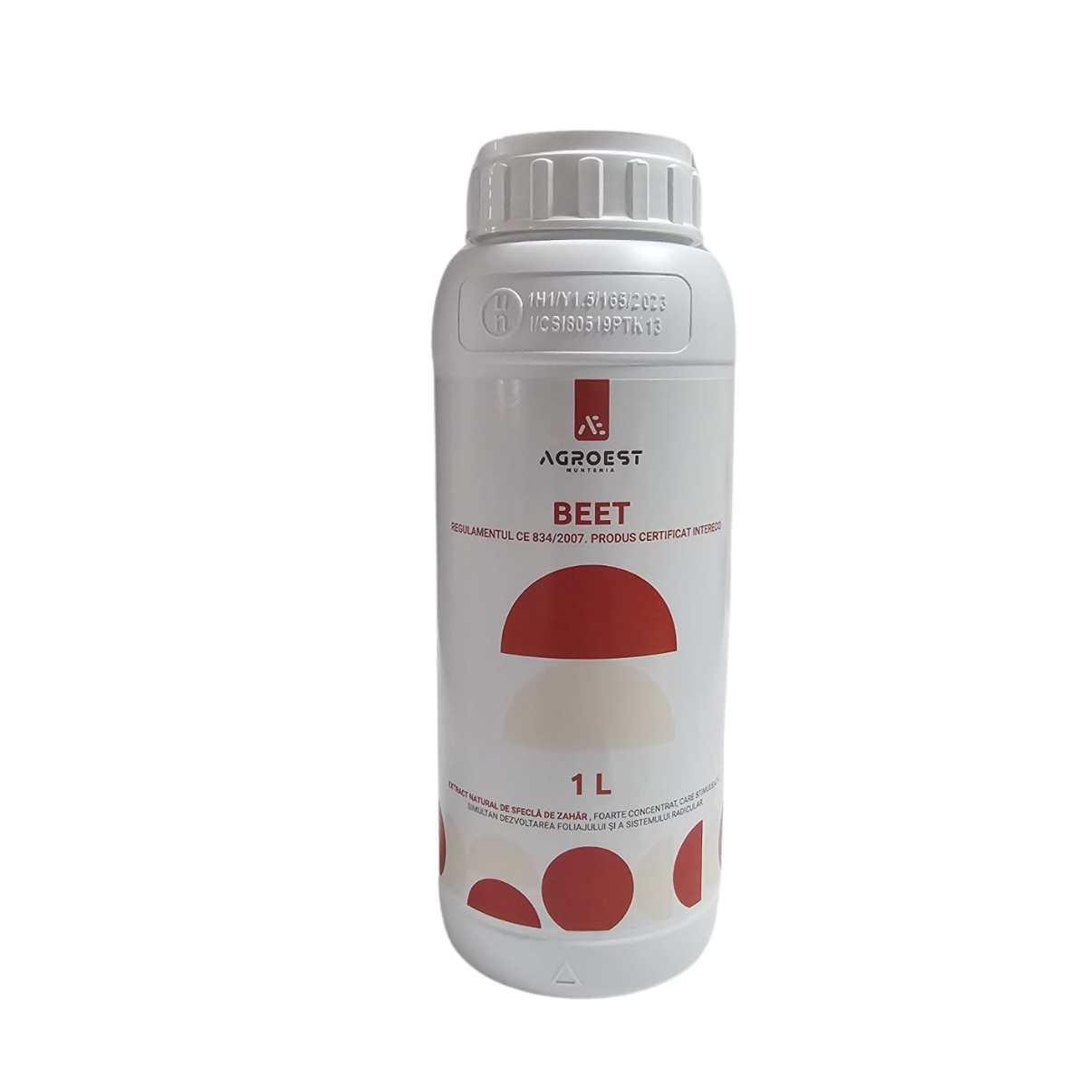 Biostimulator ecologic cu materie organica 52%, potasiu si acizi humici Beet, 1L, 1, hectarul.ro