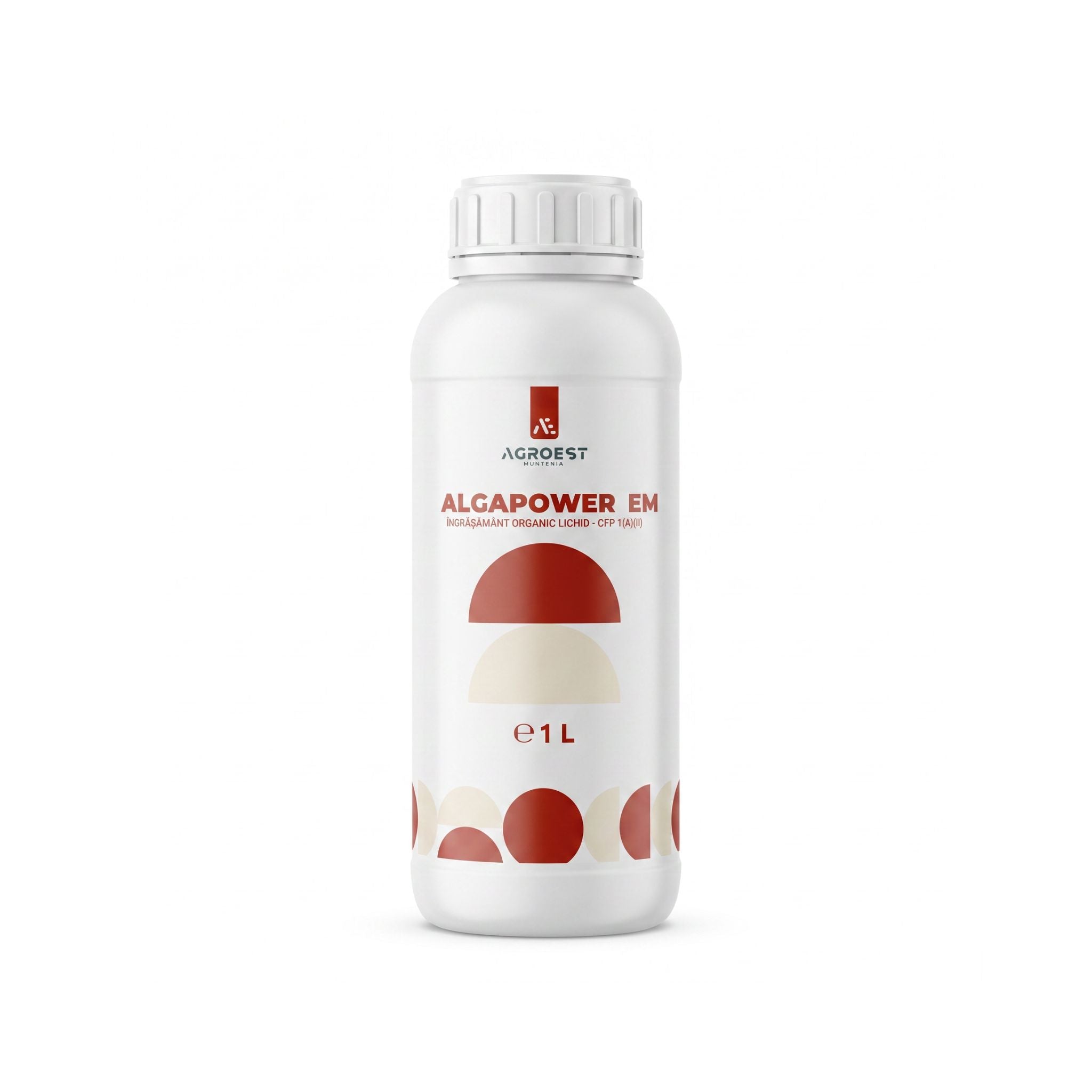 Biostimulator ALGAPOWER EM 1 L cu extract de algă Ecklonia maxima 92% pentru creșterea plantelor și rezistență la stres, 1, hectarul.ro