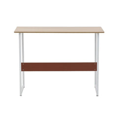 Birou maro / alb din lemn si metal 100x48x73 cm