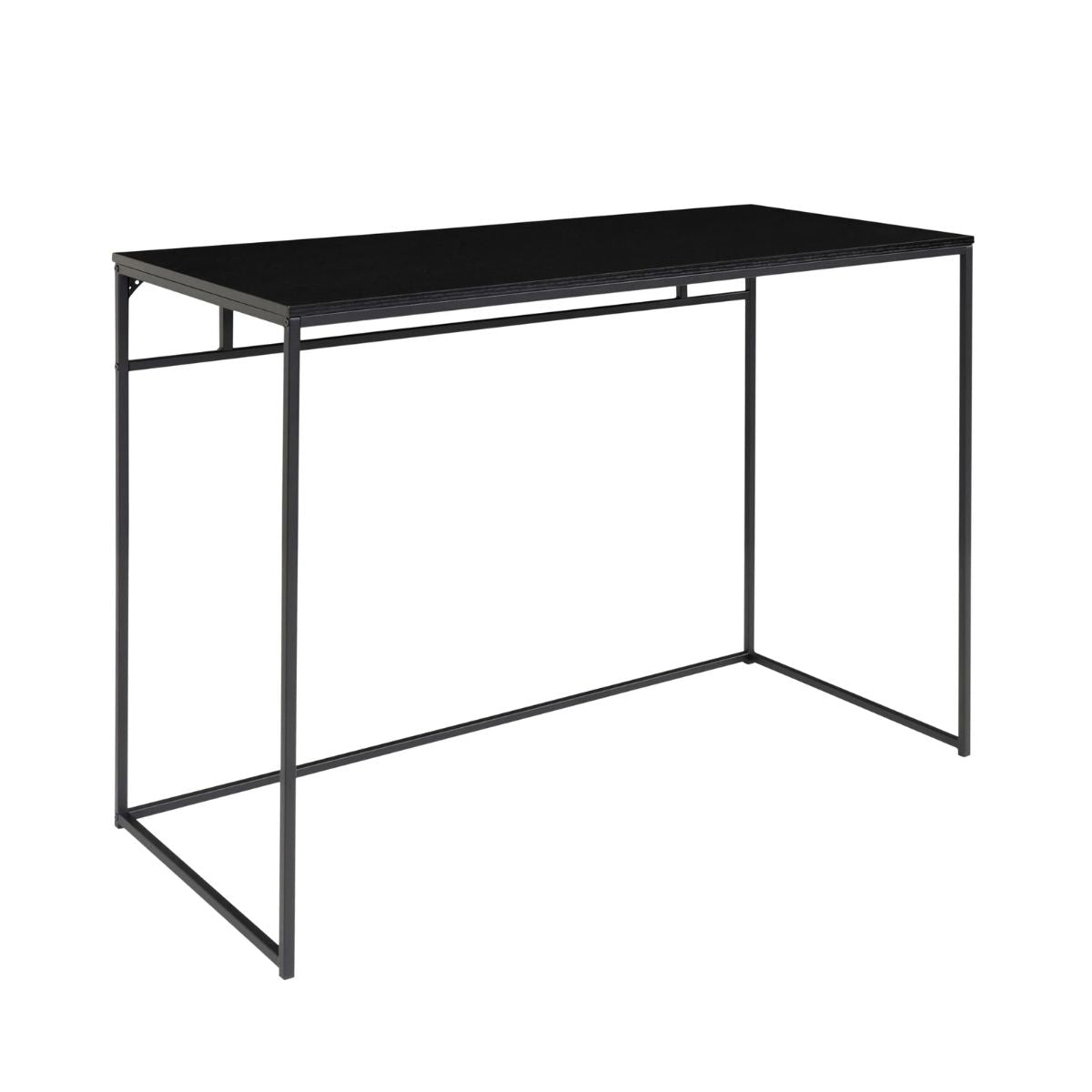 Birou negru din otel si PAL melaminat 100 cm Vita House Nordic, 1, hectarul.ro