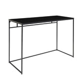 Hectarul - Birou negru din otel si PAL melaminat 100 cm Vita House Nordic