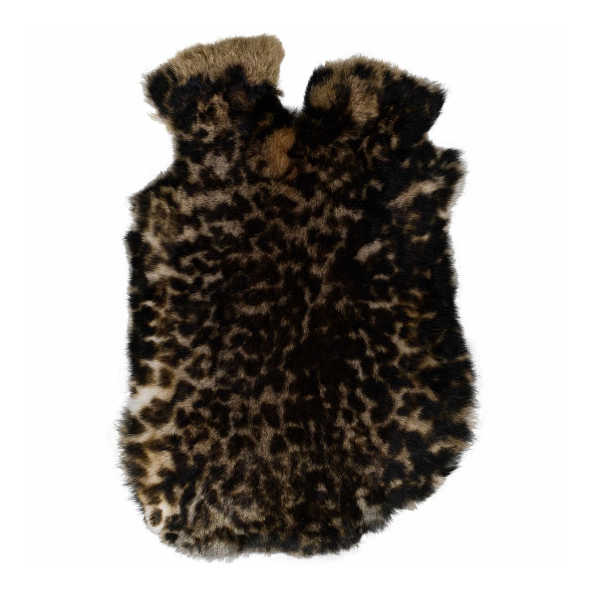 Blana naturala de iepure, 50x40 cm model Leopard, 1, hectarul.ro