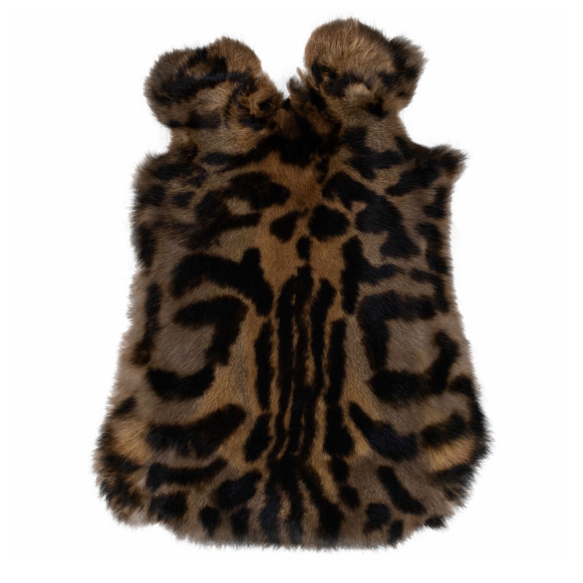 Blana naturala de iepure, 50x40 cm model Pisica Bengala, 1, hectarul.ro