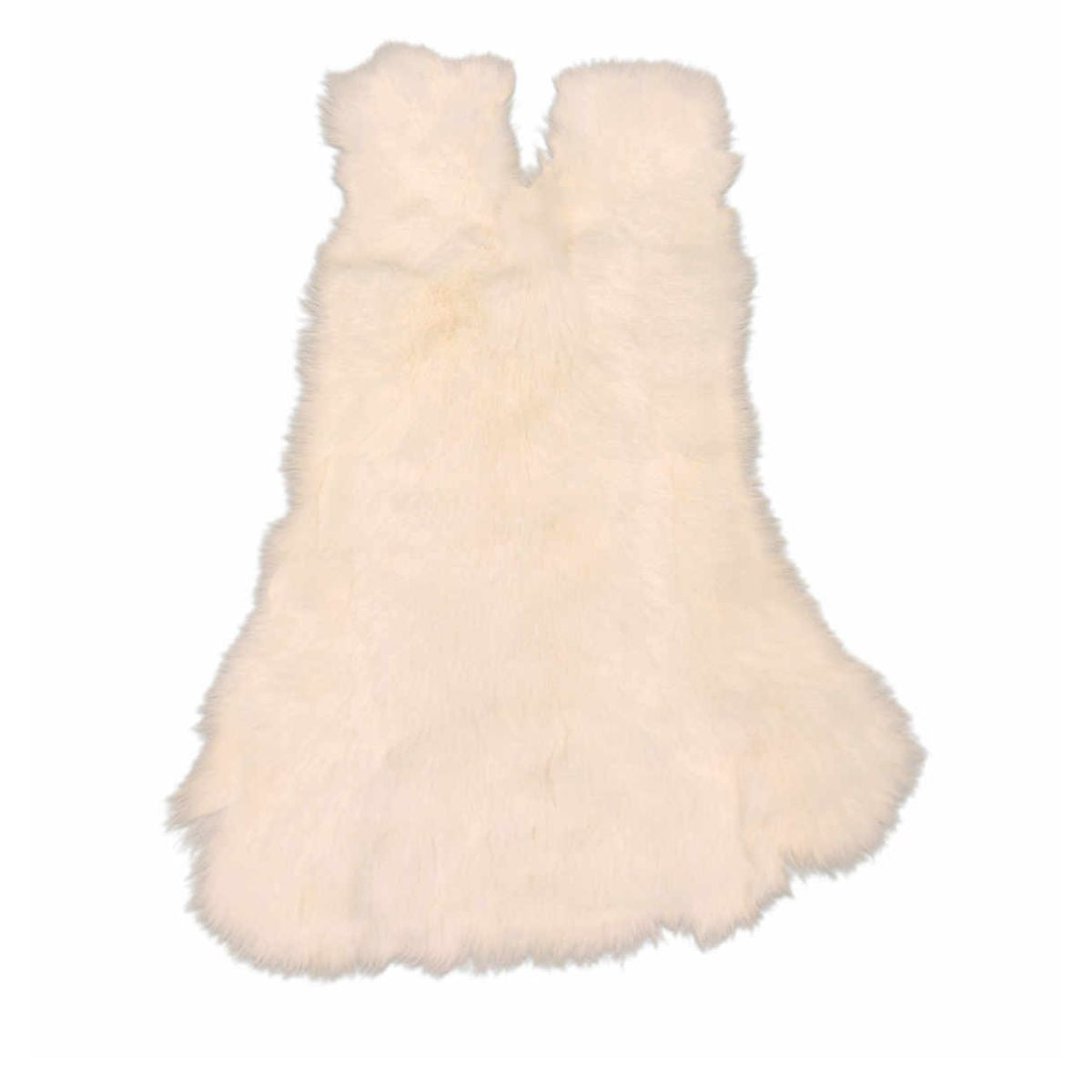 Blana naturala de iepure XL, 50x40 cm Alb, 1, hectarul.ro