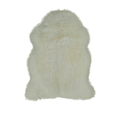 Hectarul - Blana naturala de miel, 50x80 cm, culoare alb