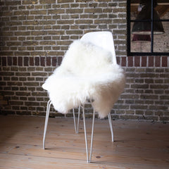 Blana naturala de miel, 50-80 cm, culoare alb