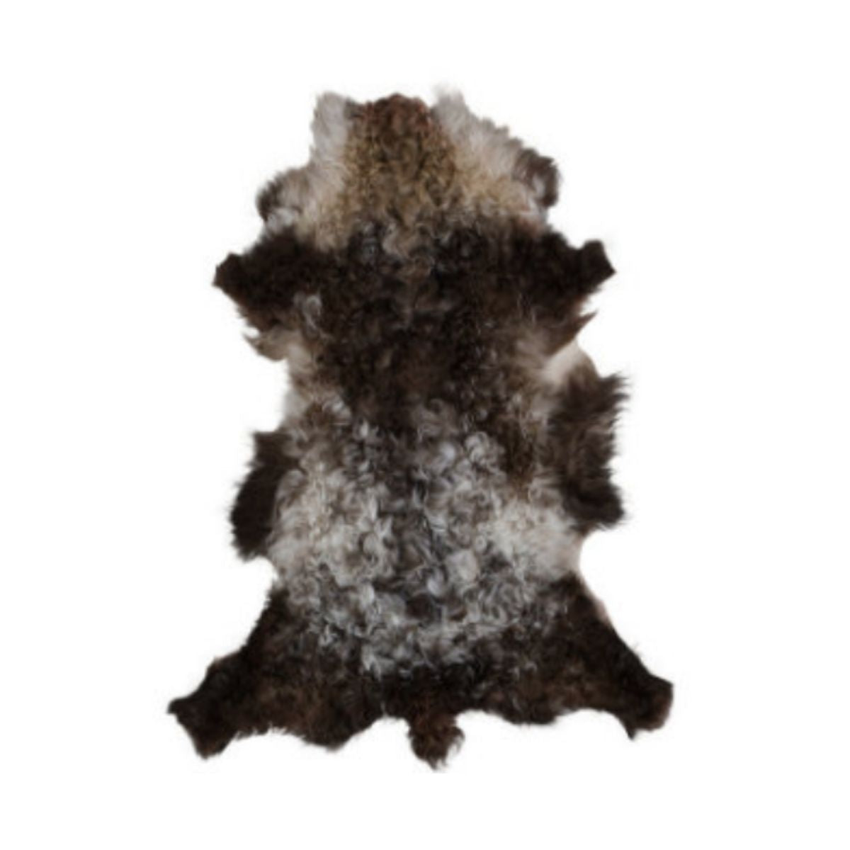 Blana naturala de miel ondulata, 50x80 cm, culoare alb-maro, 1, hectarul.ro