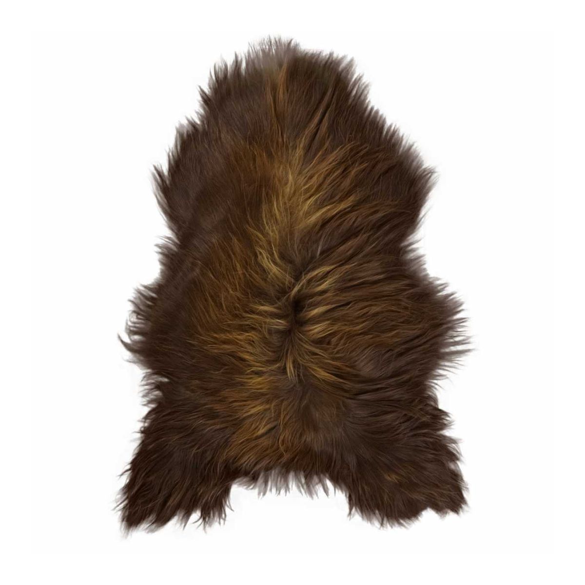 Blana naturala de oaie islandeza XL (90-110 cm), culoare maro ruginiu natural, 1, hectarul.ro