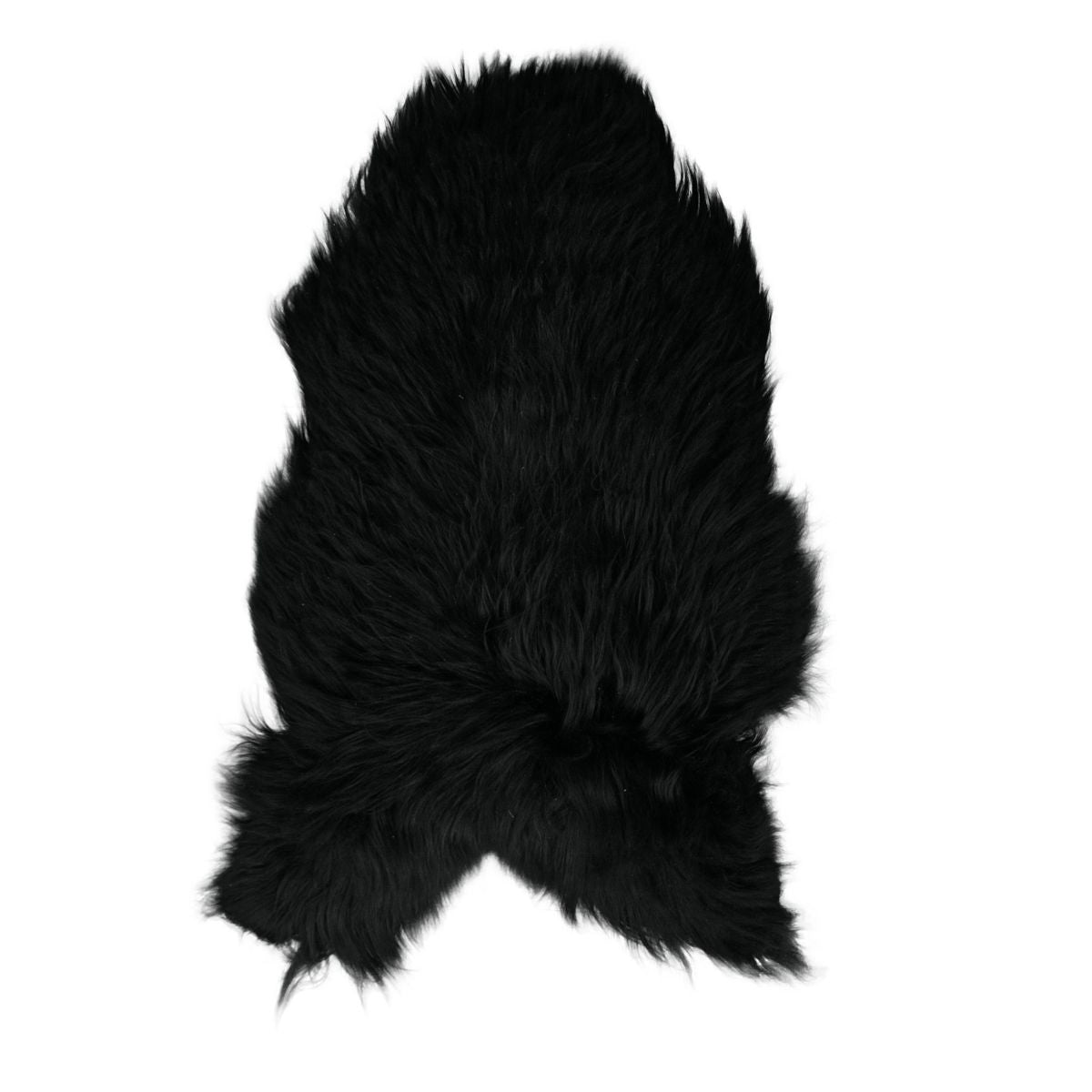 Blana naturala de oaie islandeza, 110x80 cm, culoare neagra, 1, hectarul.ro