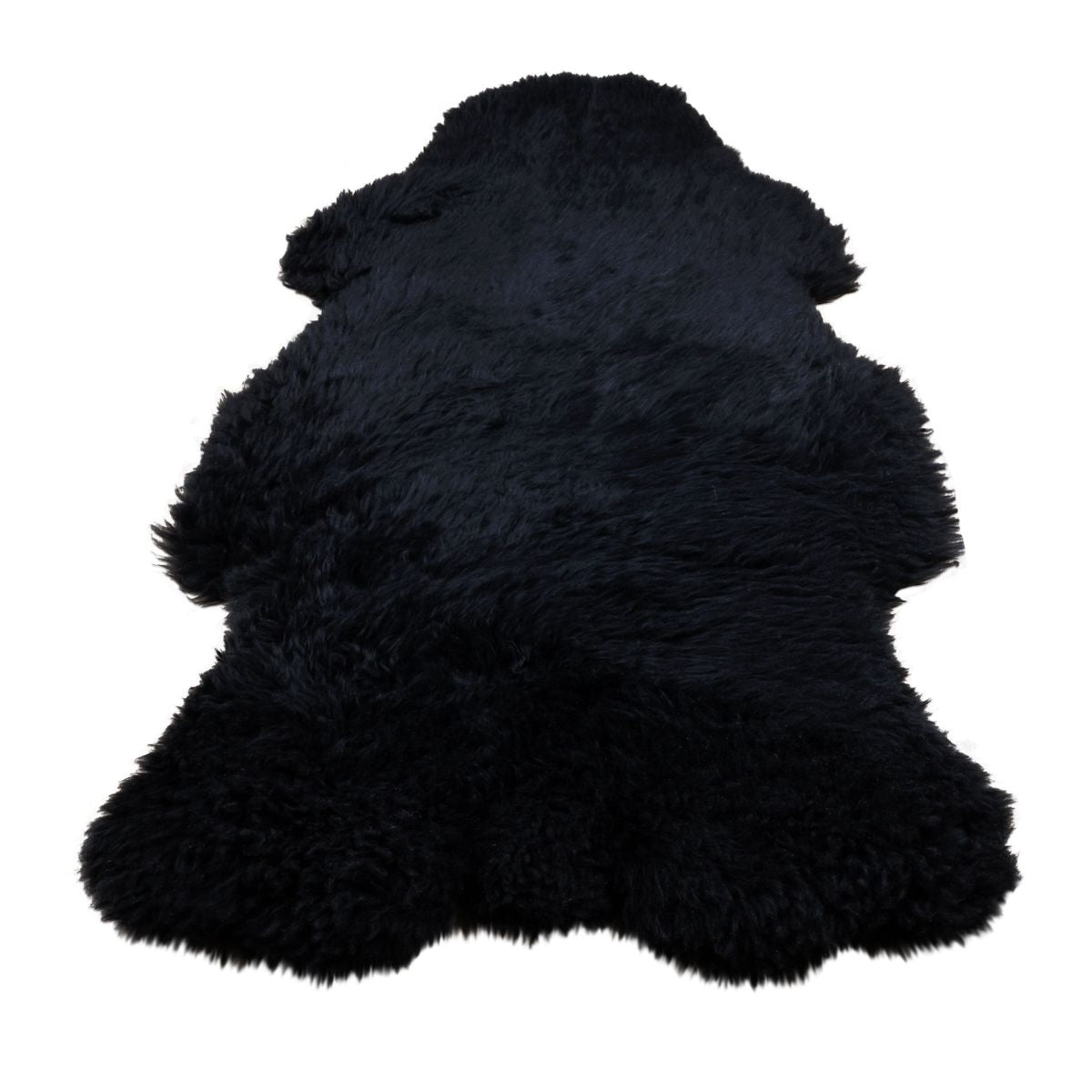 Blana naturala de oaie Texel, 90x110 cm, culoare Negru, 1, hectarul.ro