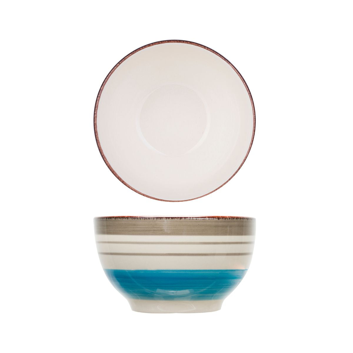 Bol ceramic albastru/multi Ø14 cm Larissa Cosy&Trendy, 1, hectarul.ro