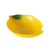 Hectarul - Bol galben/verde 24x16 cm, 650 ml, Limone Boltze design lamaie