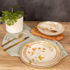 Bol portocaliu din ceramica Ø16 cm Farfalla Cosy&Trendy