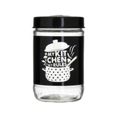 Hectarul - Borcan pentru depozitare alimente Inart, din sticla cu capac ermetic de plastic, 0.6 l