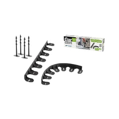 Bordura decorativa 8 m lungime, pentru delimitare gazon din polipropilena si 28 de cuie tip harpon