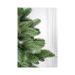 Bradut artificial premium cu aspect natural, suport inclus, ace moi, verde 60 cm