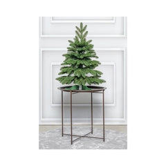 Bradut artificial premium cu aspect natural, suport inclus, ace moi, verde 60 cm